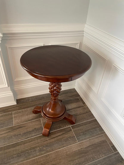 Pair of Round Corner Tables