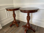 Pair of Round Corner Tables