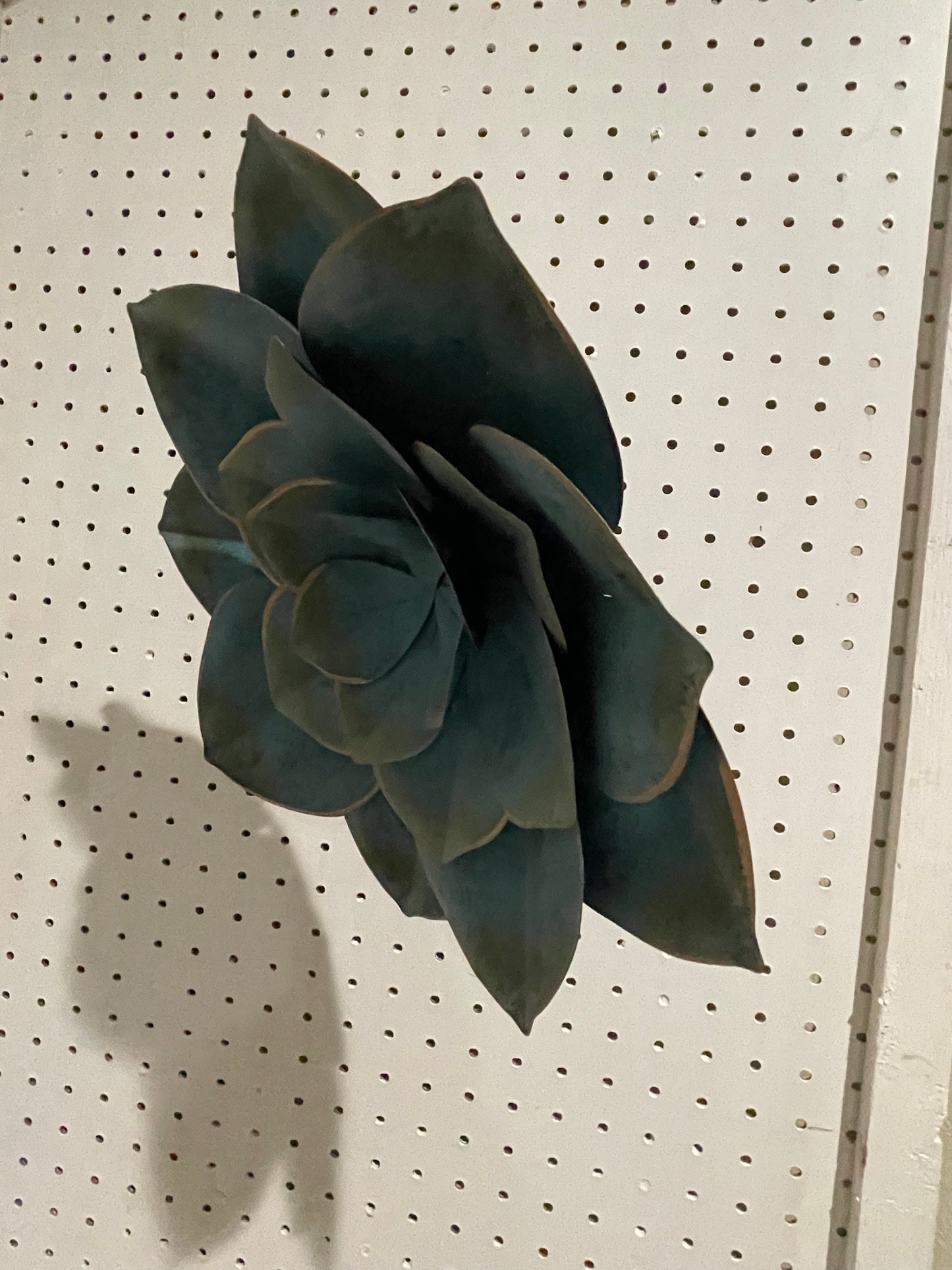 Pair of Metal Art Flowers