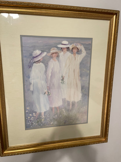 Summer Ladies Print by Hélène Léveillée