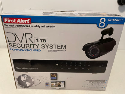 First Alert 8 Channel and 8 Camera Wired DVR Security System (DC8810-420)