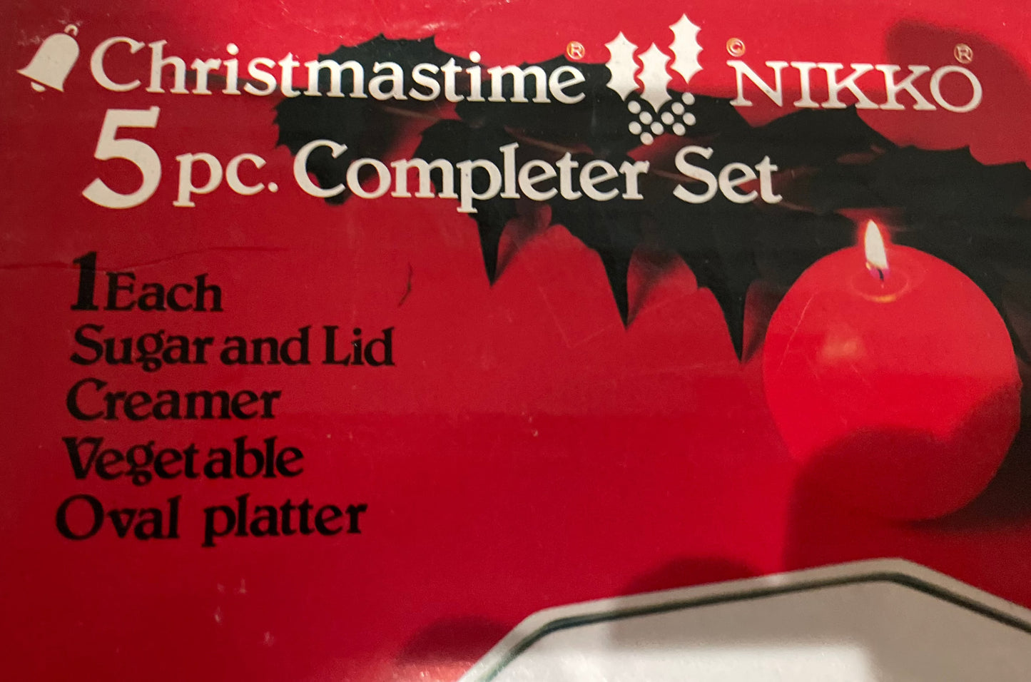 Christmastime Dish Set by Nikko