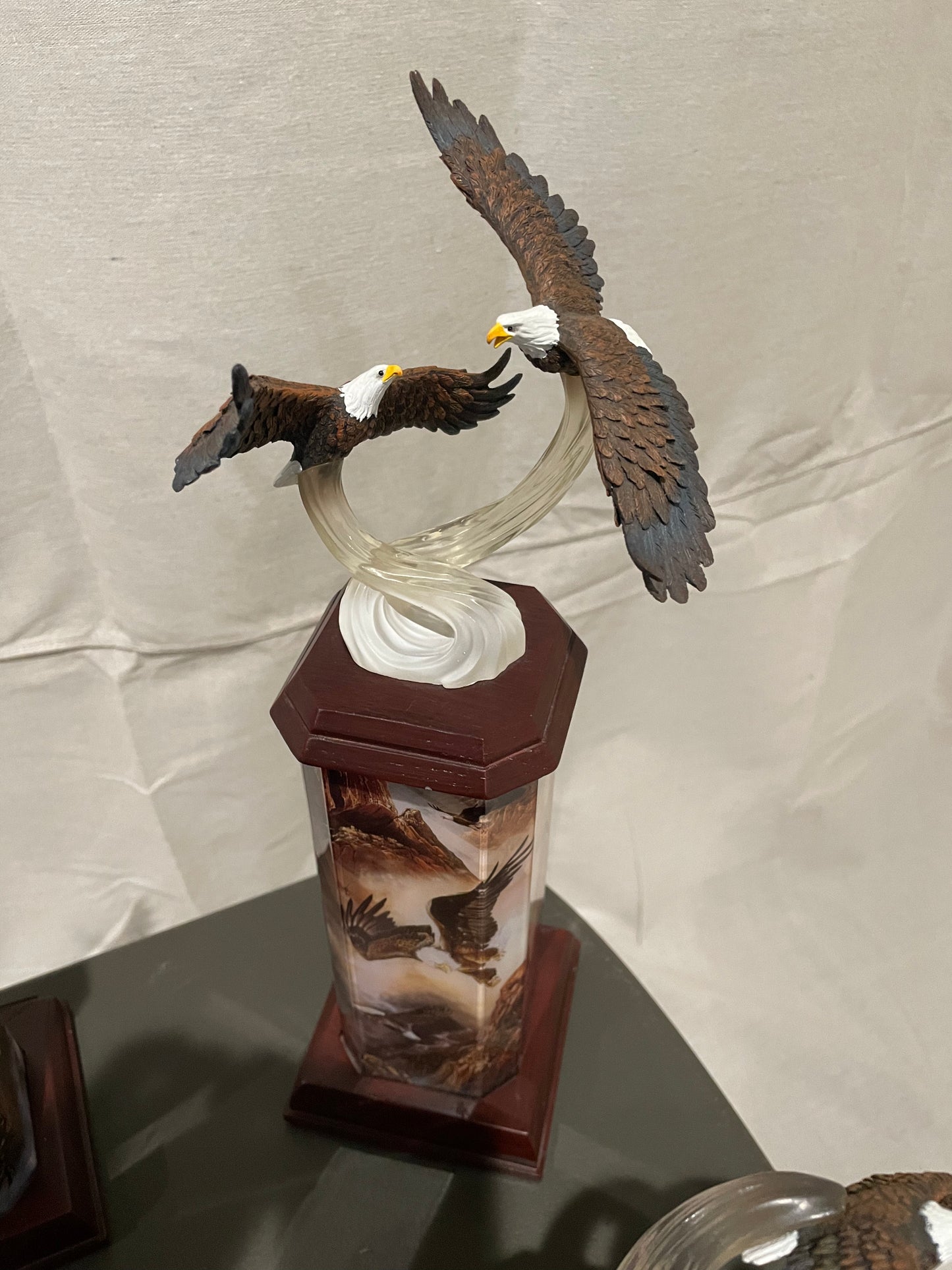 Ted Blaylock Eagle Art Lighted Tabletop Sculpture Collection