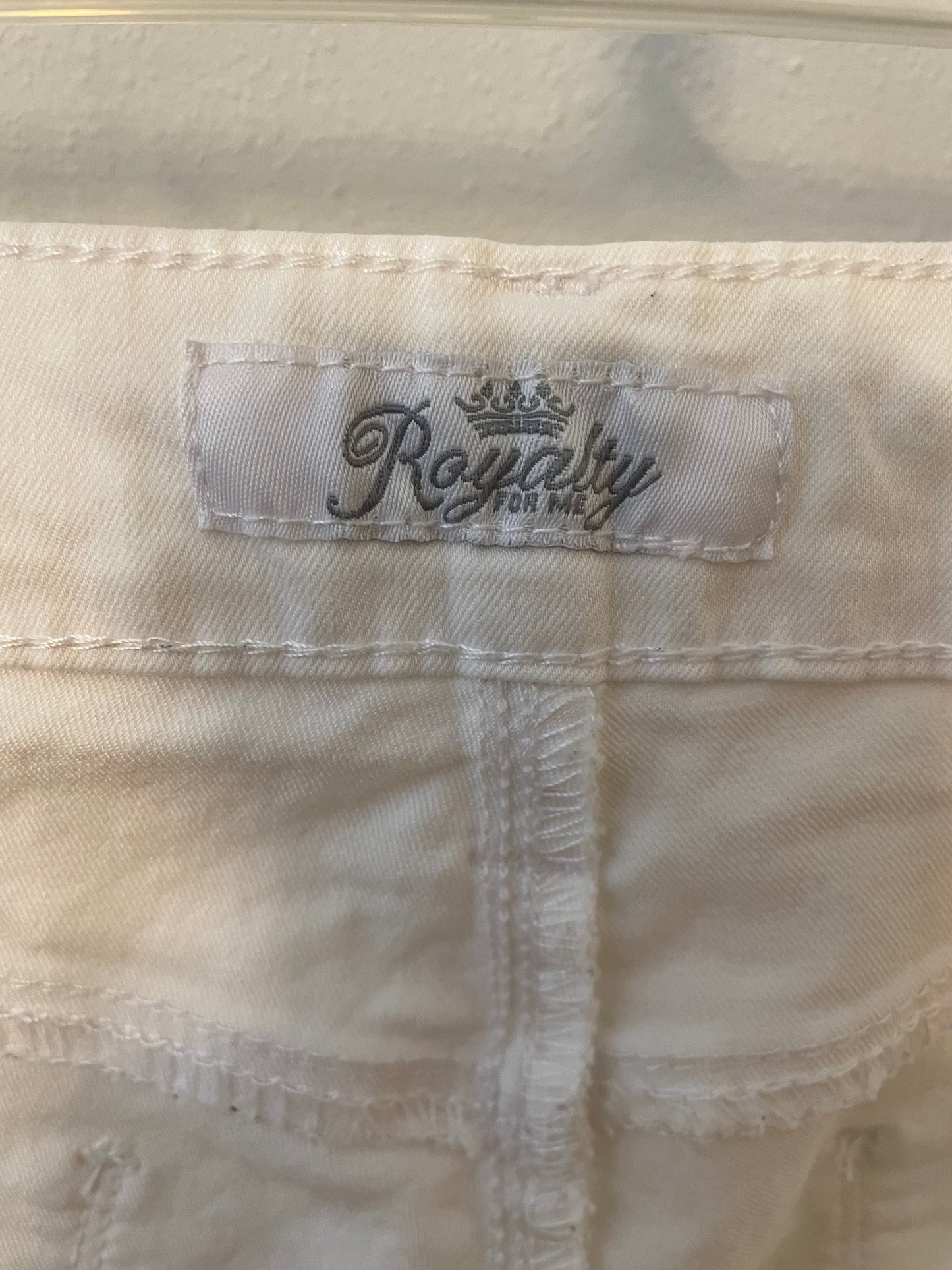 Royalty For Me White Stretch Jeans (Women's Size 12)