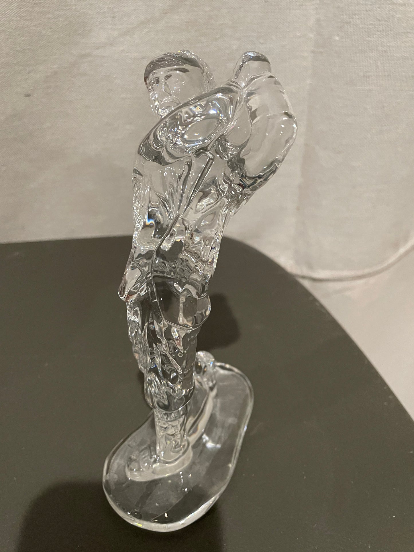 Golfer made of glass