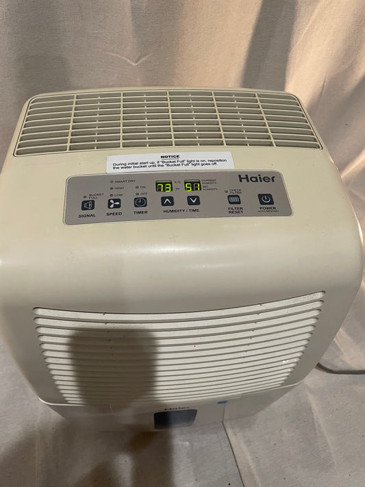 Haier Dehumidifier Model DE65EM-L