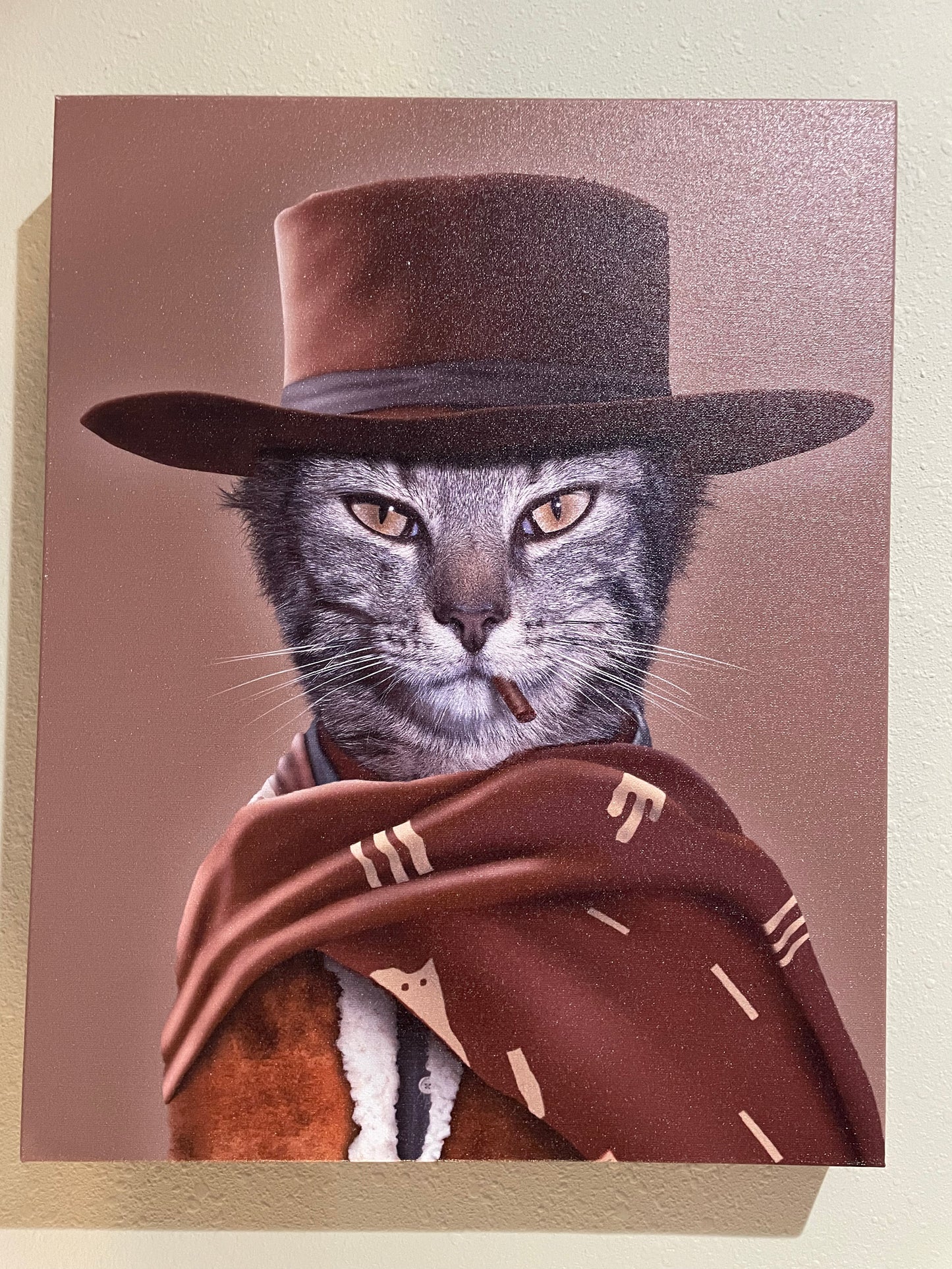 Western "Eastwood Cat" by Empire Art Direct Pets Rock